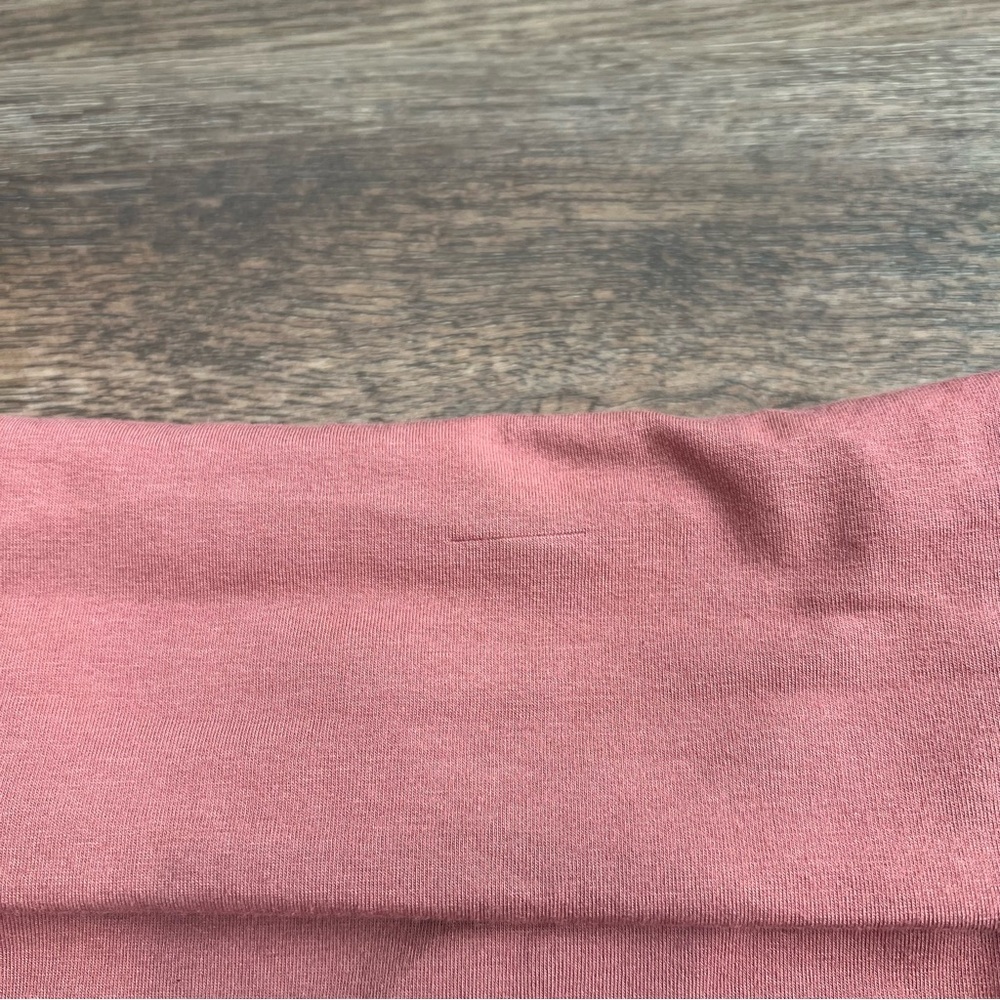 Aerie Chill Off-The-Shoulder Top Mauve Pink Size XS Soft Stretch Casual Feminine - Picture 5 of 10